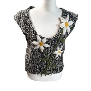 Sleeping On Snow Anthropologie Wool Blend Sweater Vest M